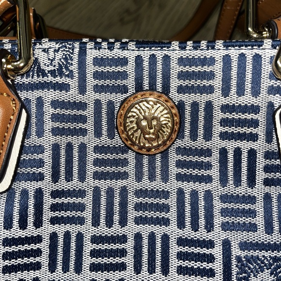 Anne Klein Geometric Logo Tote Bag with Cardholder - Picture 5 of 11